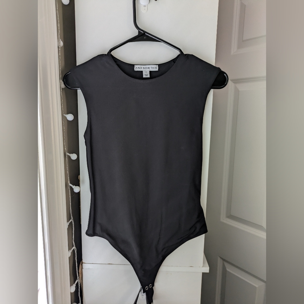 And Now This - Black Bodysuit S